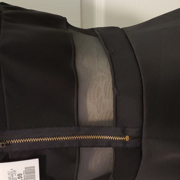 MYSTIC Black Mesh Panel Dress - Picture 5 of 7